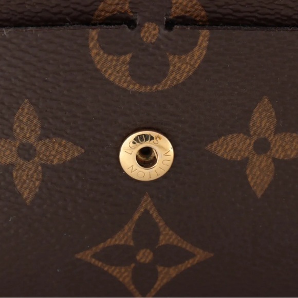 Louis Vuitton Monogram Bloom Flower Portefeuille Emilile Wallet Pink M64202 - Picture 10 of 12